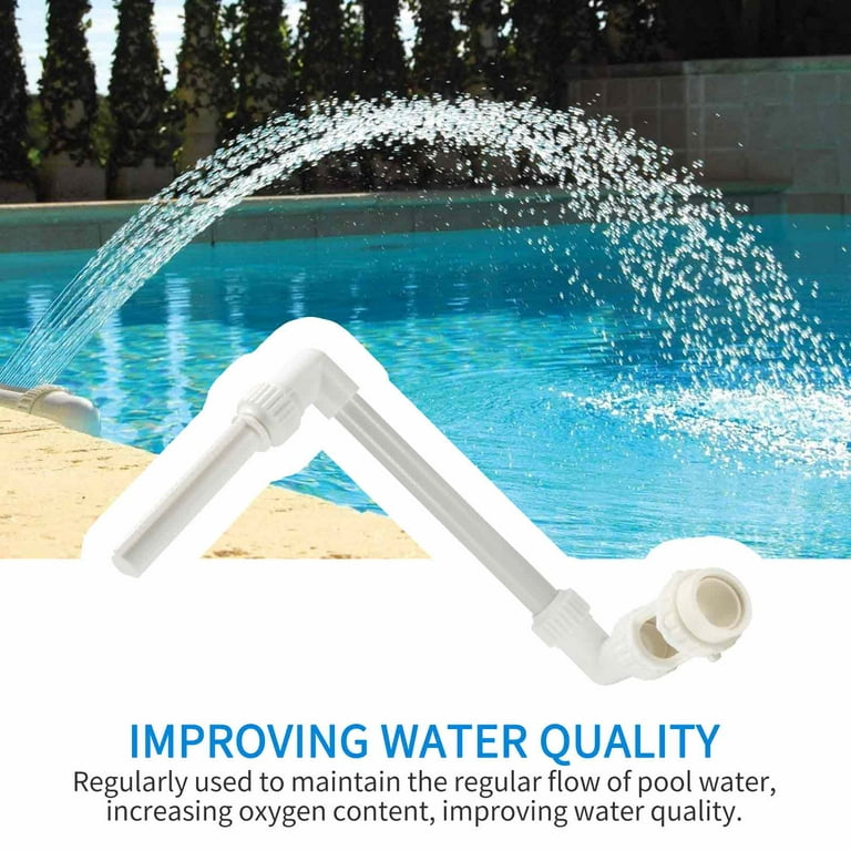 Adjustable Swimming Pool Waterfall Fountain Water Fall Spay Stand Tube Equipment